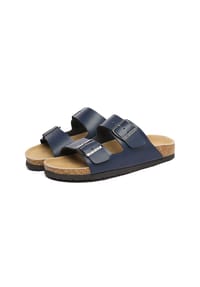 EVERAU® - Damen Leder Sandalen Mallard - BLACK