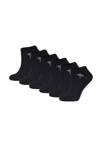 JOOP! - Damen Sneakersocken, 6er Pack - Daily Glam Organic GOTS Sneaker, Baumwoll-Mix, uni - Dunkelblau