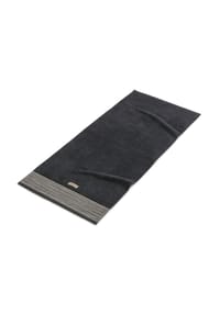 MÖVE - Handtücher Wellness Chenille-Bordüre dark grey - 820 - grau