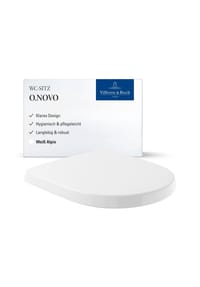 Villeroy & Boch WC-Sitz O.novo 423 x 368 x 51 mm weiß - O.NOVO - weiß