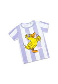 koaa - Die Ente Ice Cream Stripes – T-Shirt - Weiß