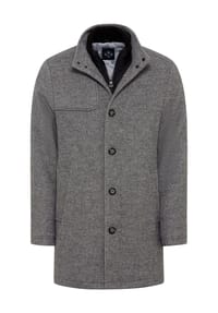 GALERIA - Kurzmantel, Stehkragen, für Herren - 250  MID GREY