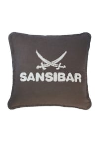 SANSIBAR - Kissenhülle - ANTHRAZIT