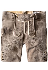 STOCKERPOINT - Hirschlederhose Hochries - oid grau-schwarz