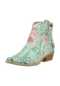 LAURA VITA® - Leder/Textil Stiefelette - Grau