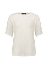 BETTY BARCLAY - Strickpullover kurzarm - Grau Beige
