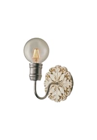 LOBERON - Wandlampe Rosavelle antikcreme/silber - antikcreme/silber