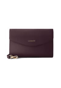 LAZAROTTI Bologna Leather - Bologna Leather Clutch Tasche Leder 23 cm - black