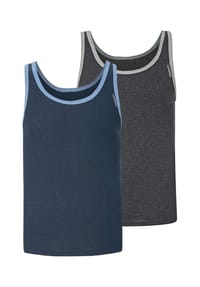 JAN VANDERSTORM - 2er Pack Unterhemd ELOF - blau
