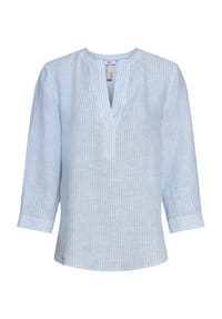 CECIL - Shirtbluse, Split-Neck, für Damen - 21838 BLOUSE BLUE
