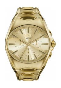 DIESEL® D-CURVE - Diesel Herren-Chronograph D-Curve, goldfarben, Edelstahl, DZ4695 - Gold