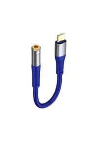 COFI - ORICO AXC-02 USB-C auf 3,5-mm Klinke Audioadapter 20 cm Blau - Blau