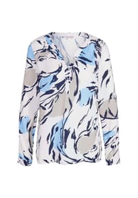Alba Moda - Bluse - ecru / hellblau / schwarz