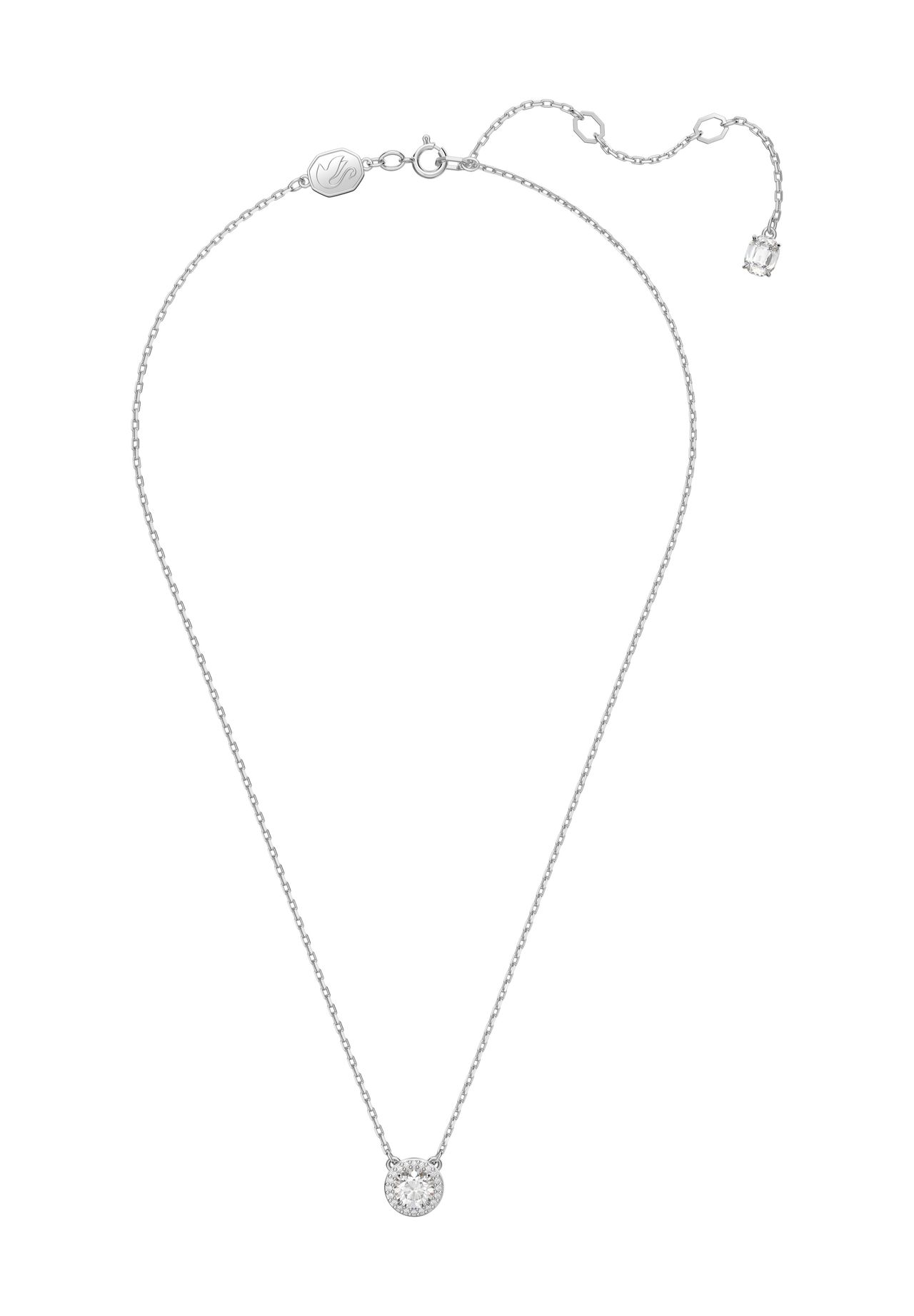 Swarovski - Damen Angelic Anhänger Rundschliff Pave Weiß Una 5636264 - Accessories - Damen - Grau - One Size - Bild 9