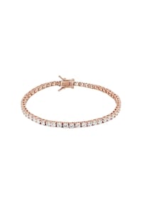 amor - Armband für Damen, 925 Sterling Silber, Zirkonia synth. - Rosegold