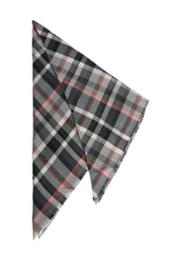 s.Oliver - Schal, Fransen - 98N9 GREY/BLACK