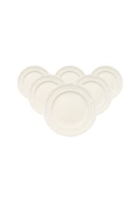 Villeroy & Boch Frühstücksteller Manoir ø 20,7 cm 6er Set weiß - MANOIR - weiß
