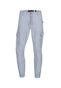INDICODE - Leinenhose Booth - Black