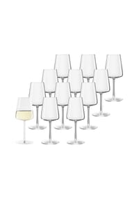 Stölzle Lausitz Weißweingläser Power 400 ml 12er Set transparent - POWER - transparent
