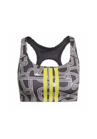 adidas - Sport-BH FARM, stützend, für Damen - BLACK/CRLI/UNILIM