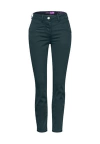 CECIL - Stoffhose "Vicky", High Waist, 5-Pocket, für Damen - 15798 FIR GREEN