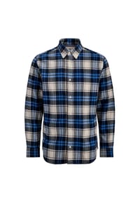 JACK & JONES - Hemd BARKLEY Langarmhemd - dunkelblau