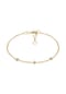elli. DIAMONDS Armband Diamanten (0.09 Ct.) Fein Erbskette 375 Gelbgold Bild 1
