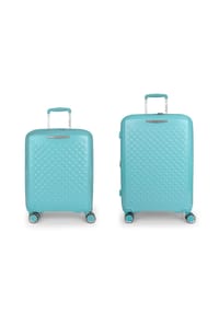 GABOL Queens - Queens 4 Rollen Kofferset 2-teilig mit Dehnfalte - azul