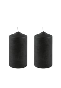 Fink Living CANDLE - metallic Stumpenkerze CANDLE - schwarz