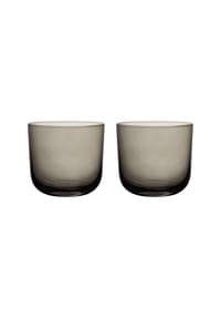 like. by Villeroy & Boch Wasserglas, Set 2tlg. Like Smoke - Like Glass - grau
