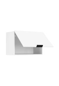 VCM. - Küchenschrank hängend | Maße ca. H. 40 x B. 60 x T. 31 cm | Hängeschrank mit Klapptür | Dunstabzug | Küchenmöbel – Fasola - Weiß
