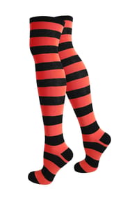 normani® - Overknees breite Ringel - Bunt