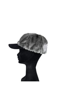 collezione alessandro® - Wintercappy Cap Cappy aus Teddymaterial - braun