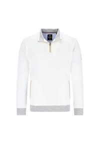 hajo - Sweatshirt Stay Fresh Pullover Troyer - weiß