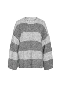 NOISY MAY - Pullover - Light Grey Melange