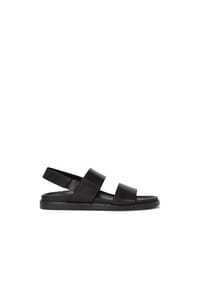 Kazar - Klettverschluss-Sandalen aus Leder - Schwarz