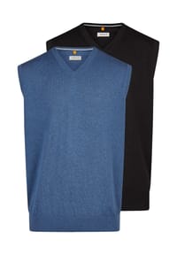 Redmond - Pullunder 2er Pack Basic - Schwarz