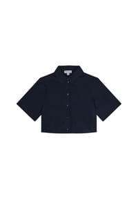 MANGUUN - Hemdbluse, Knopfleiste, für Kinder - 1 DARK DENIM