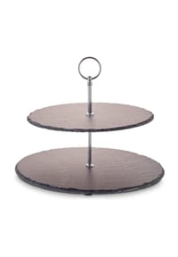 ECHTWERK® - Etagere mit 2 Ebenen - gold  mit  3 Ebene