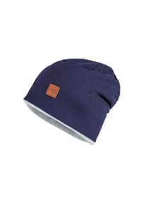 maximo® - Beanie, Fleecefutter, wendbar, für Kinder - 1857 ANTHRAZIT MELIERT