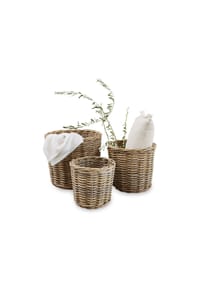 LOBERON - Korb 3er Set Avar braun - braun