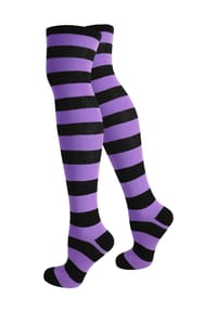 normani® - Overknees breite Ringel - Bunt