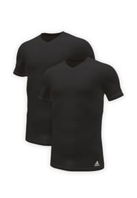 adidas - T-Shirt V-NECK - schwarz