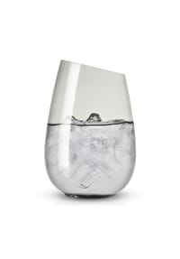 eva solo - Trinkglas Smokey Grey, mundgeblasenes Glas, Grau, 480 ml - Grau