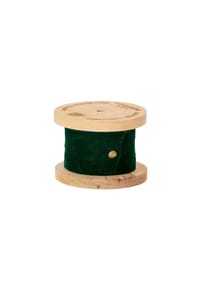 LOBERON Samtband Phaedra dunkelgrün - Geschenkedekoration - dunkelgrün