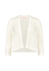 BETTY BARCLAY - Casual-Strickjacke mit Effektgarn - Rohweiß