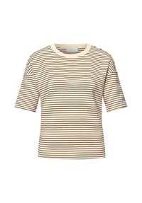STREET ONE STUDIO - F324849_fine stripe scu, 25583 BROWN, 34 - 27415 TORCH RED