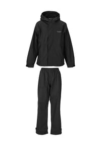weather report® - Regenanzug 2er Set Jagger Jr AWG Rain mit wasser- und winddichter Ausstattung - 1001 Black