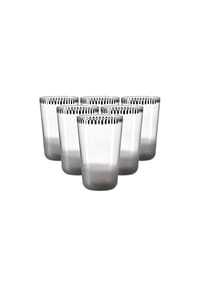 Ritzenhoff & Breker Trinkgläser Natura 400 ml 6er Set - NATURA - braun