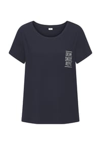 s.Oliver - Schlafanzug-Oberteil Perfect Nights, Rundhals, für Damen - 784 ROSE